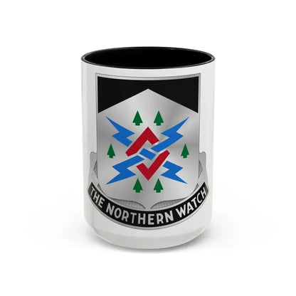 106 Military Intelligence Battalion (U.S. Army) Accent Coffee Mug 15oz Black - Go Mug Yourself