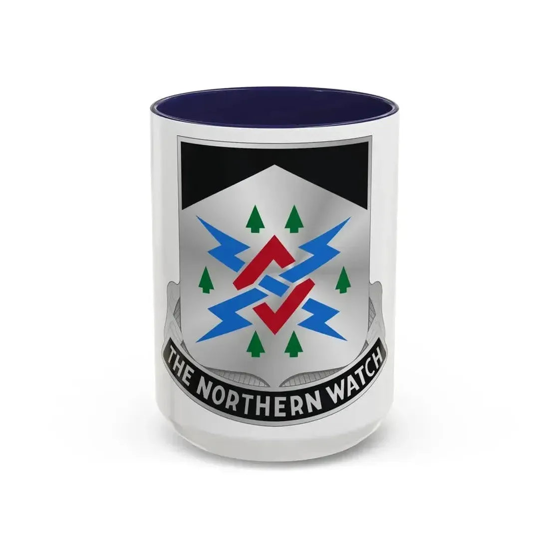 106 Military Intelligence Battalion (U.S. Army) Accent Coffee Mug 15oz Navy - Go Mug Yourself