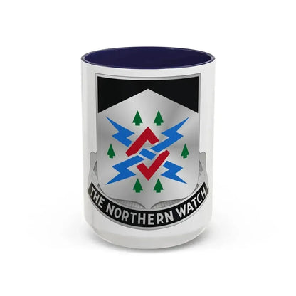 106 Military Intelligence Battalion (U.S. Army) Accent Coffee Mug 15oz Navy - Go Mug Yourself