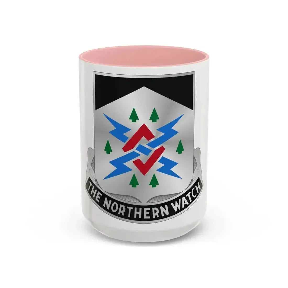 106 Military Intelligence Battalion (U.S. Army) Accent Coffee Mug 15oz Pink - Go Mug Yourself