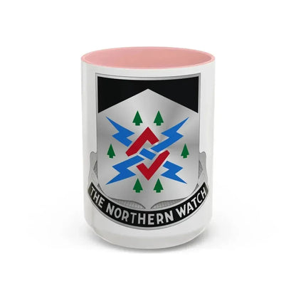 106 Military Intelligence Battalion (U.S. Army) Accent Coffee Mug 15oz Pink - Go Mug Yourself