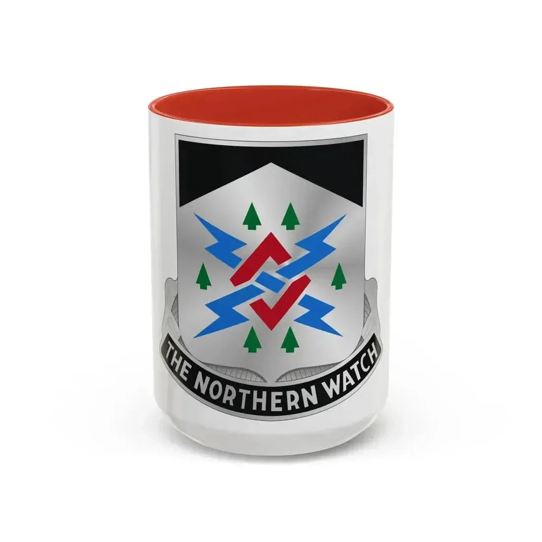106 Military Intelligence Battalion (U.S. Army) Accent Coffee Mug 15oz Red - Go Mug Yourself