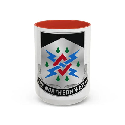 106 Military Intelligence Battalion (U.S. Army) Accent Coffee Mug 15oz Red - Go Mug Yourself