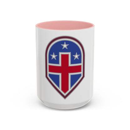 332 Medical Brigade 3 (U.S. Army) Accent Coffee Mug