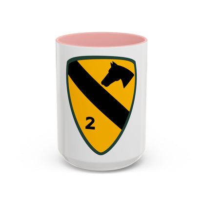 2nd Brigade 1st Cavalry Division (U.S. Army) Accent Coffee Mug