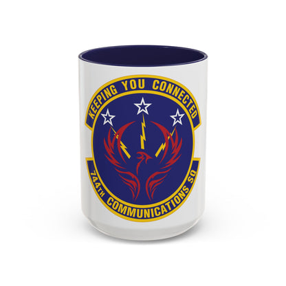 744th Communications Squadron (U.S. Air Force) Accent Coffee Mug