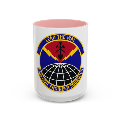 633d Civil Engineer Squadron (U.S. Air Force) Accent Coffee Mug