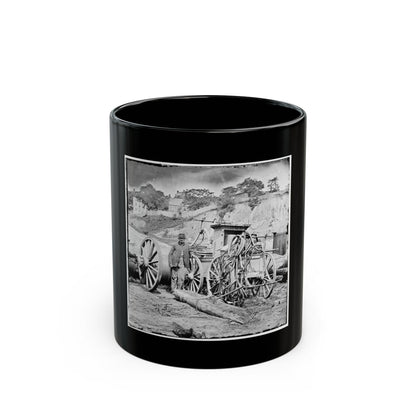 Richmond, Va. Fire Engine No. 3 (U.S. Civil War) Black Coffee Mug