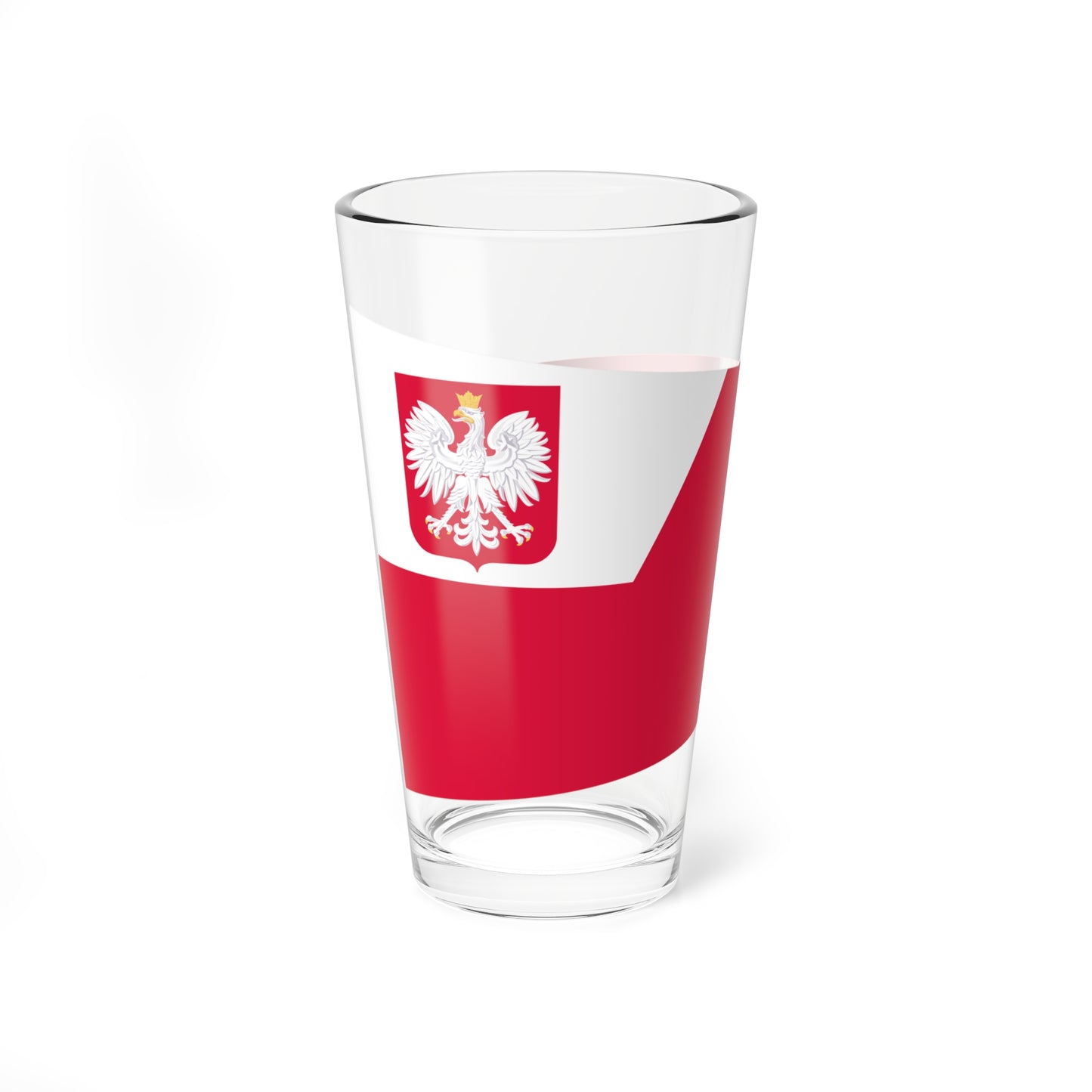 POL szef sztabu rank flag (Poland) Pint Glass 16oz