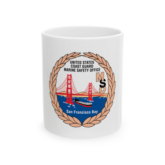 USCG MSO San Francisco Bay (U.S. Coast Guard) White Coffee Mug