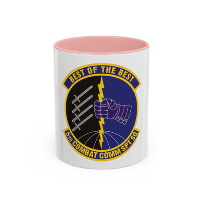 5 Combat Communications Support Squadron ACC (U.S. Air Force) Accent Coffee Mug