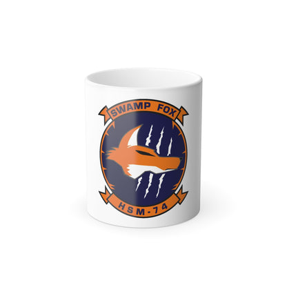 HSM 74 Helicopter Maritime Strike Squadron 74 (U.S. Navy) Color Changing Mug 11oz