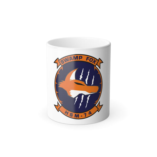 HSM 74 Helicopter Maritime Strike Squadron 74 (U.S. Navy) Color Changing Mug 11oz