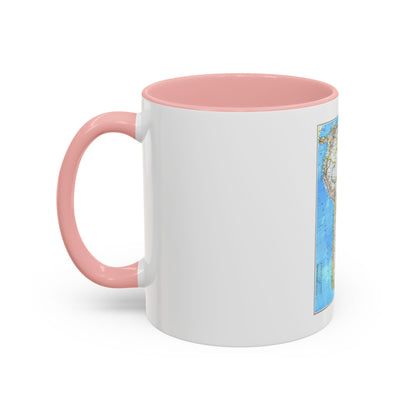 South America (1992) (Map) Accent Coffee Mug