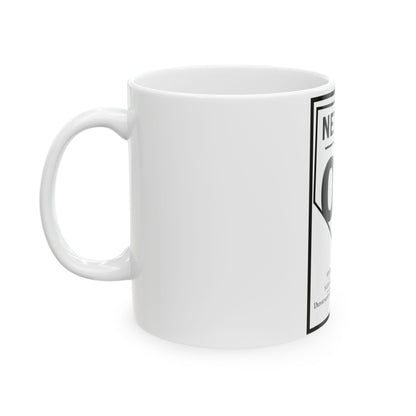 Nevada 00 1924 (Nevada) (Road Sign) White Coffee Mug