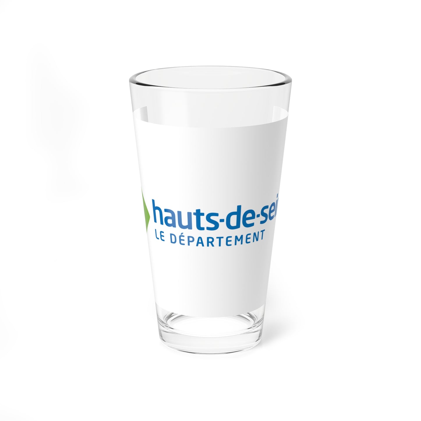 Flag of the Department of Hauts-de-Seine (France) Pint Glass 16oz