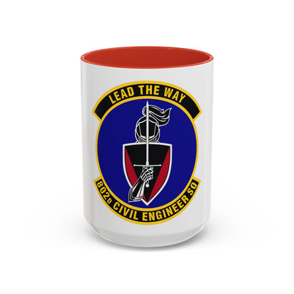 802d Civil Engineer Squadron (U.S. Air Force) Accent Coffee Mug