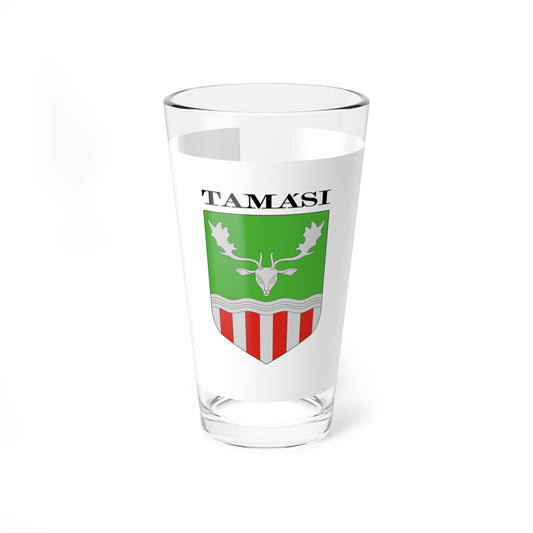 Flag of Tamasi (Hungary) Pint Glass 16oz