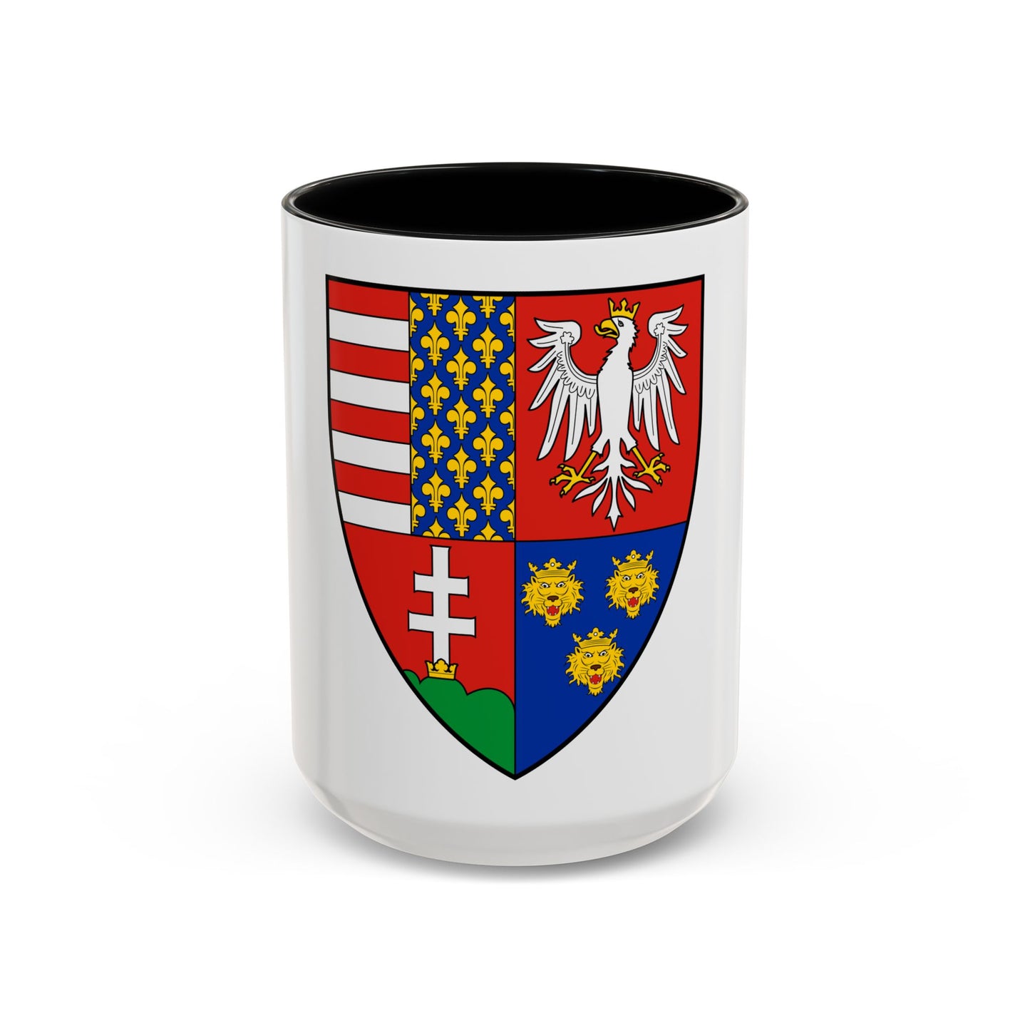 Coat of arms of Louis I of Hungary (1370) - Accent Coffee Mug