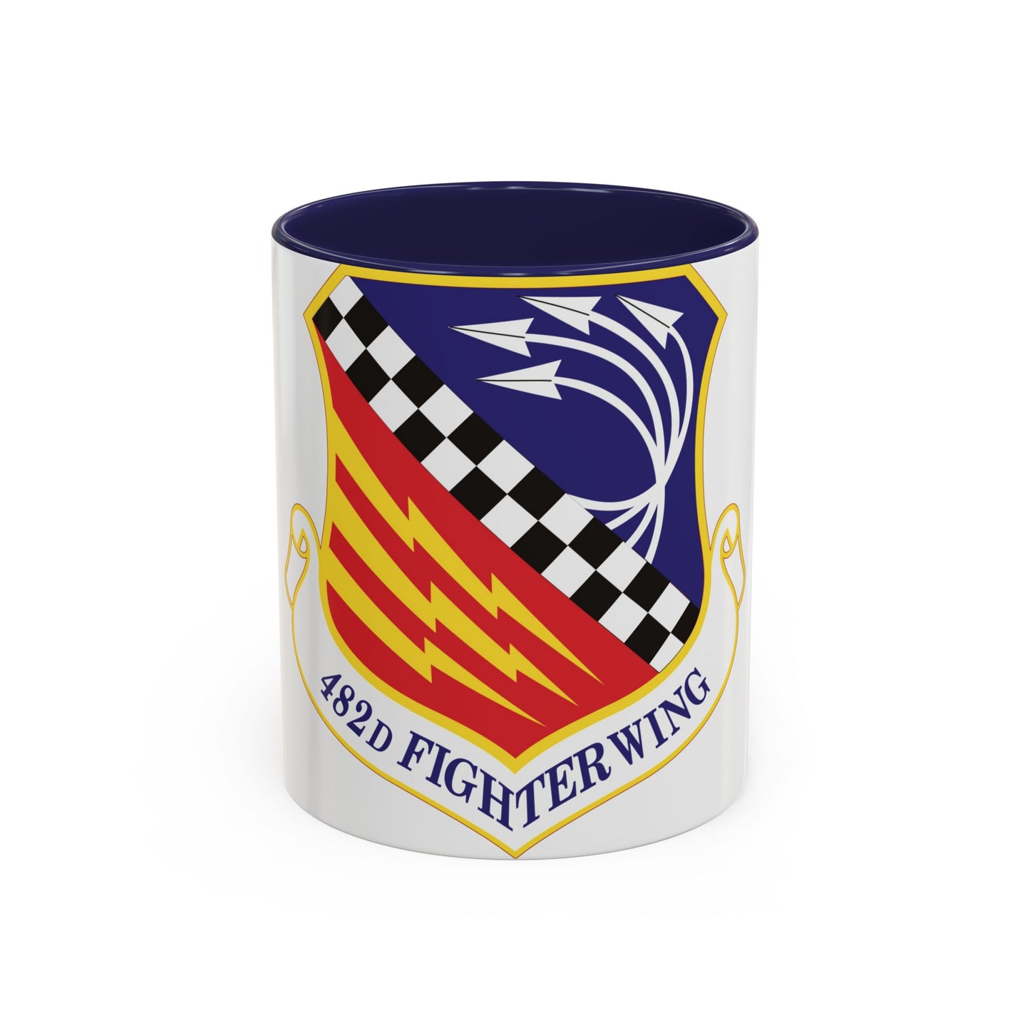 482d Fighter Wing (U.S. Air Force) Accent Coffee Mug