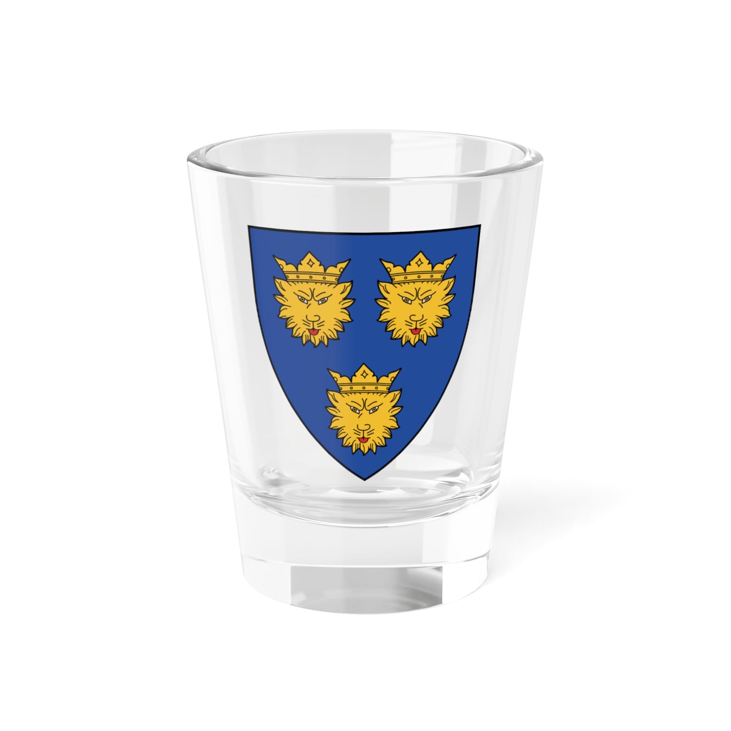 HRV Dalmatia COA langued gules (Croatia) (Coat of Arms) Shot Glass 1.5oz