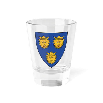 HRV Dalmatia COA langued gules (Croatia) (Coat of Arms) Shot Glass 1.5oz