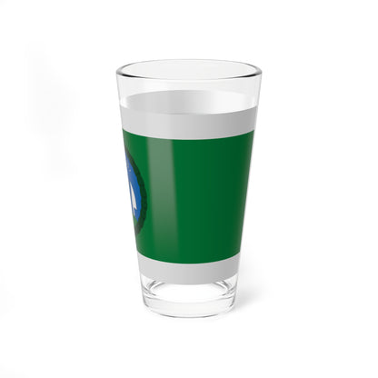 Flag of Domsod reverse (Hungary) Pint Glass 16oz