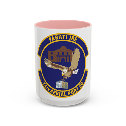 74th Aerial Port Squadron (U.S. Air Force) Accent Coffee Mug