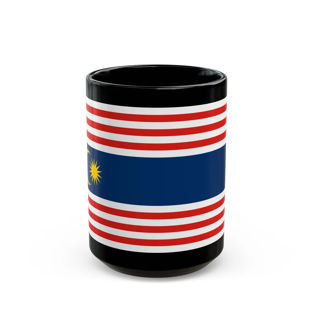 Flag of Kuala Lumpur Malaysia - Black Coffee Mug-15oz-Go Mug Yourself