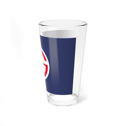 Flag of Tomakomai Hokkaido (Japan) Pint Glass 16oz