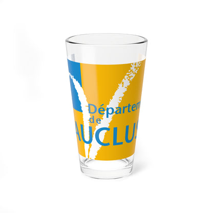 Flag of the Department of Vaucluse (France) Pint Glass 16oz