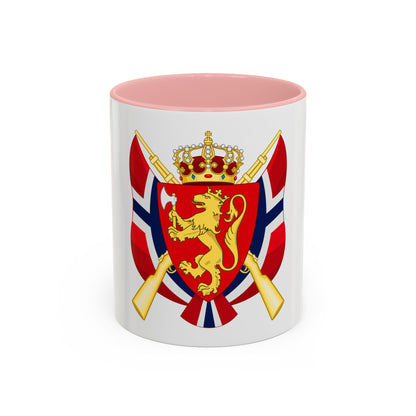 Coat of arms of the National Rifle Association of Norway - Accent Coffee Mug