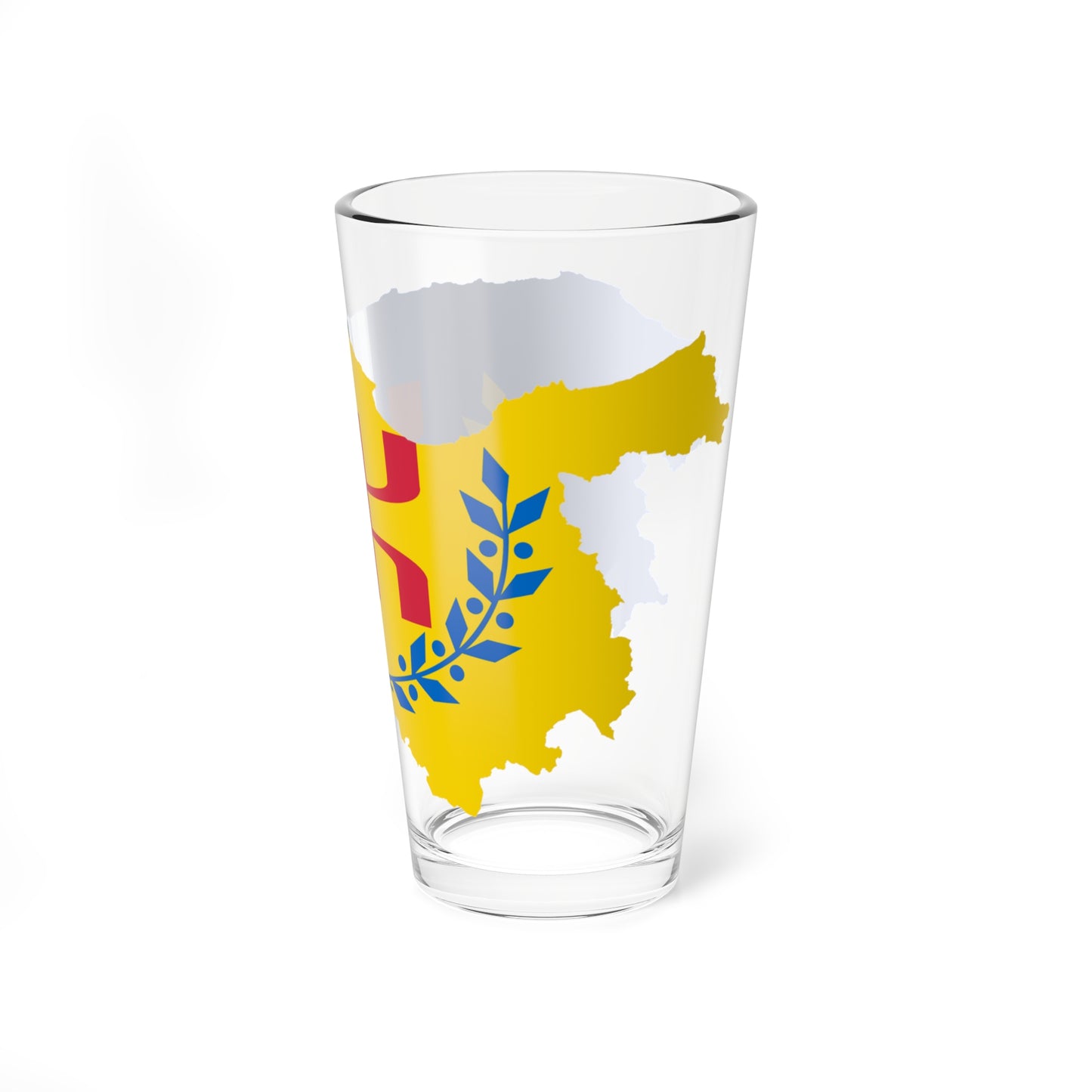 Flag map of MAK (Algeria) Pint Glass 16oz