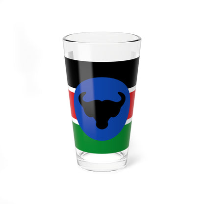Flag of SSLM (South Sudan) Pint Glass 16oz
