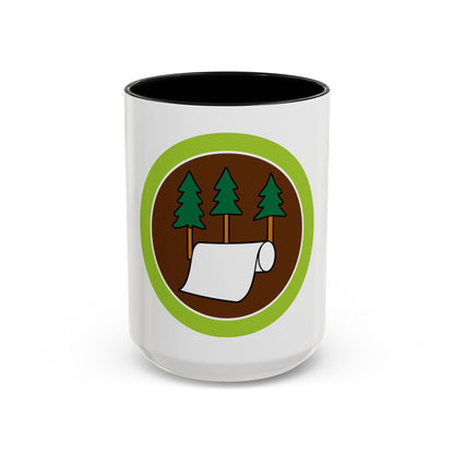 Pulp and Paper (Boy Scout Merit Badge) Accent Coffee Mug