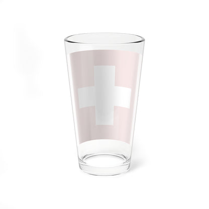 Flag of Switzerland 2-3 (Switzerland) Pint Glass 16oz