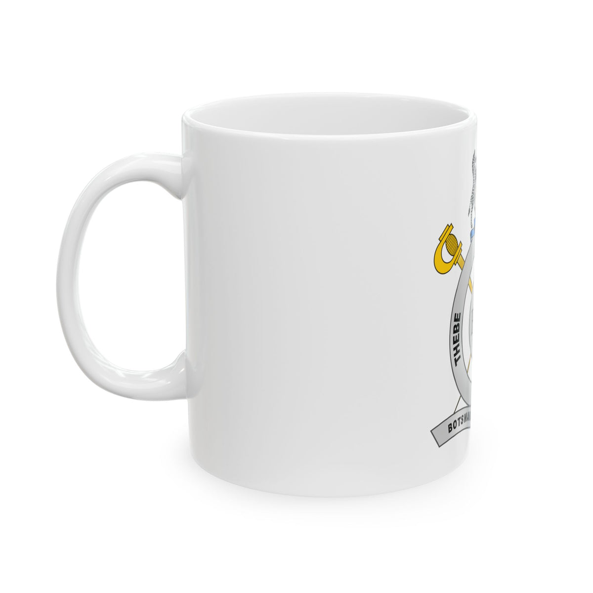 Botswana Defence Force - White Coffee Mug