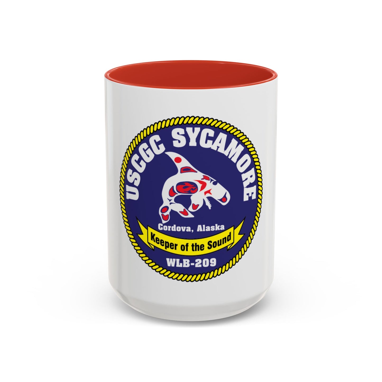 USCGC Sycamore WLB 209 (U.S. Coast Guard) Accent Coffee Mug