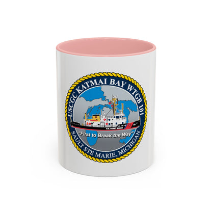 USCG Katmai Bay WTGB 101 (U.S. Coast Guard) Accent Coffee Mug
