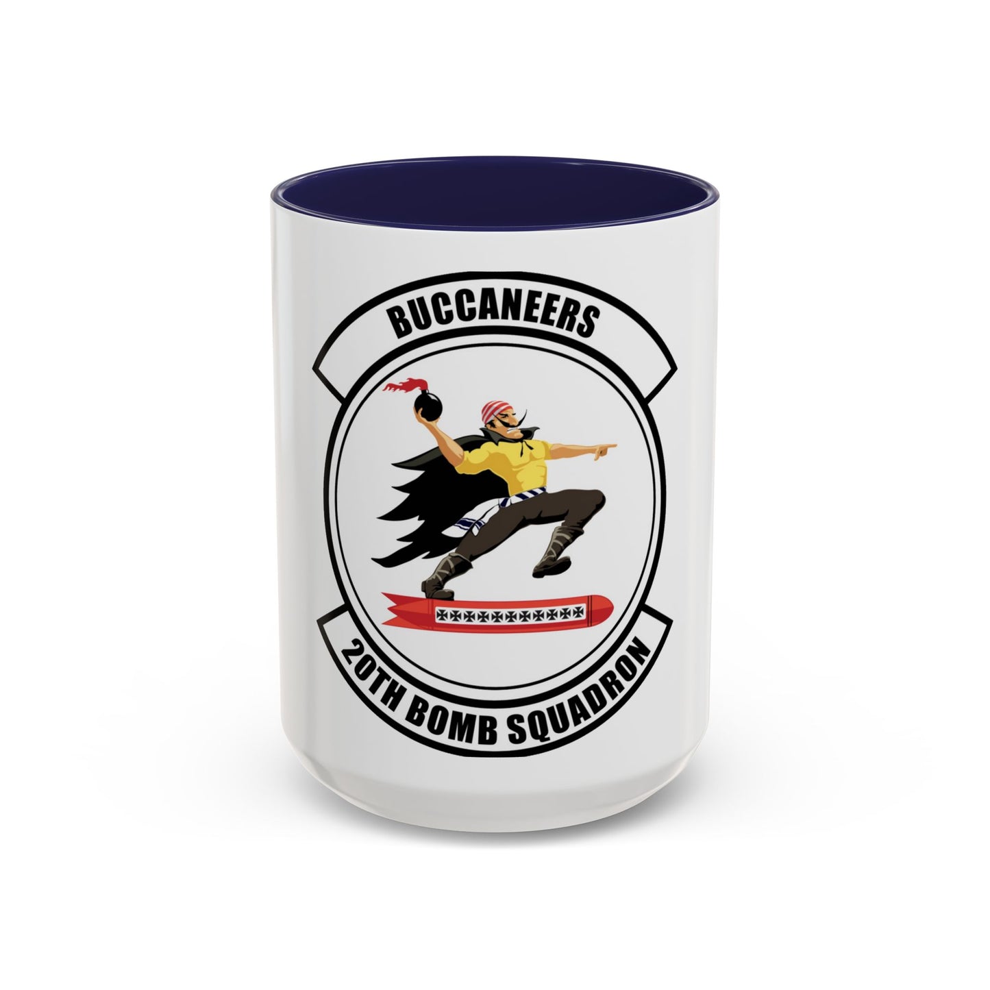 20th Bomb Squadron Emblem (U.S. Air Force) Accent Coffee Mug