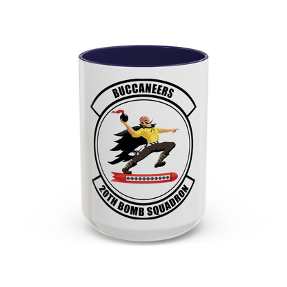 20th Bomb Squadron Emblem (U.S. Air Force) Accent Coffee Mug