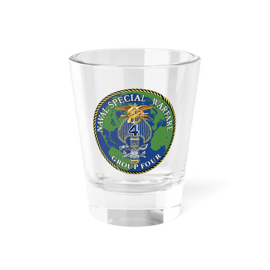 Naval Special Warfare Group 4 (U.S. Navy) Shot Glass 1.5oz