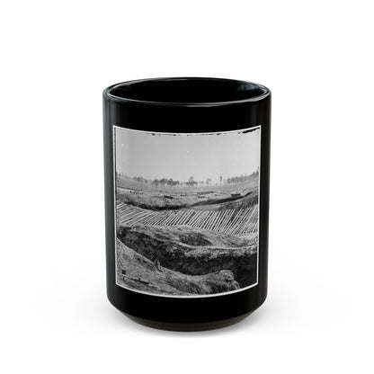 Petersburg, Va. View From Breastworks Of Fort Sedgwick (U.S. Civil War) Black Coffee Mug