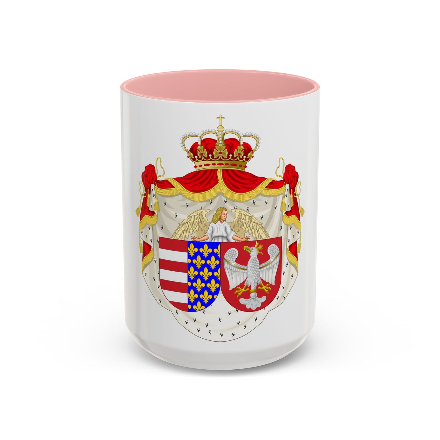 Coat of arms of Jadwiga of Poland - Accent Coffee Mug