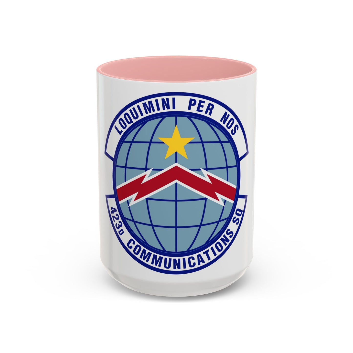 423d Communications Squadron (U.S. Air Force) Accent Coffee Mug