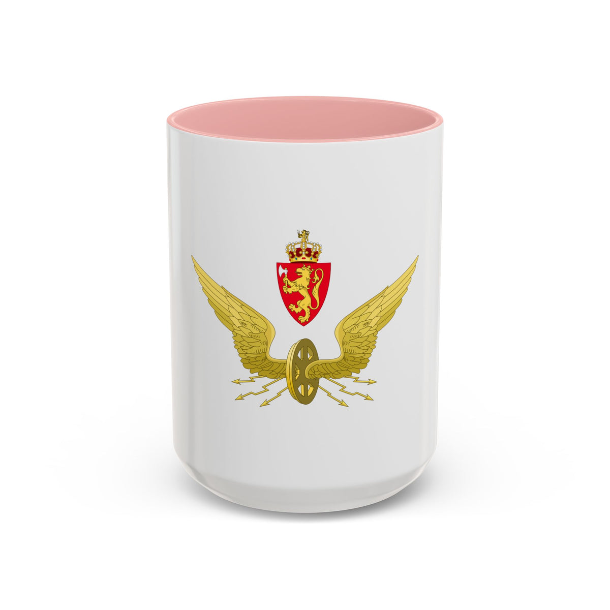 Emblem of the Norwegian State Railways - Accent Coffee Mug
