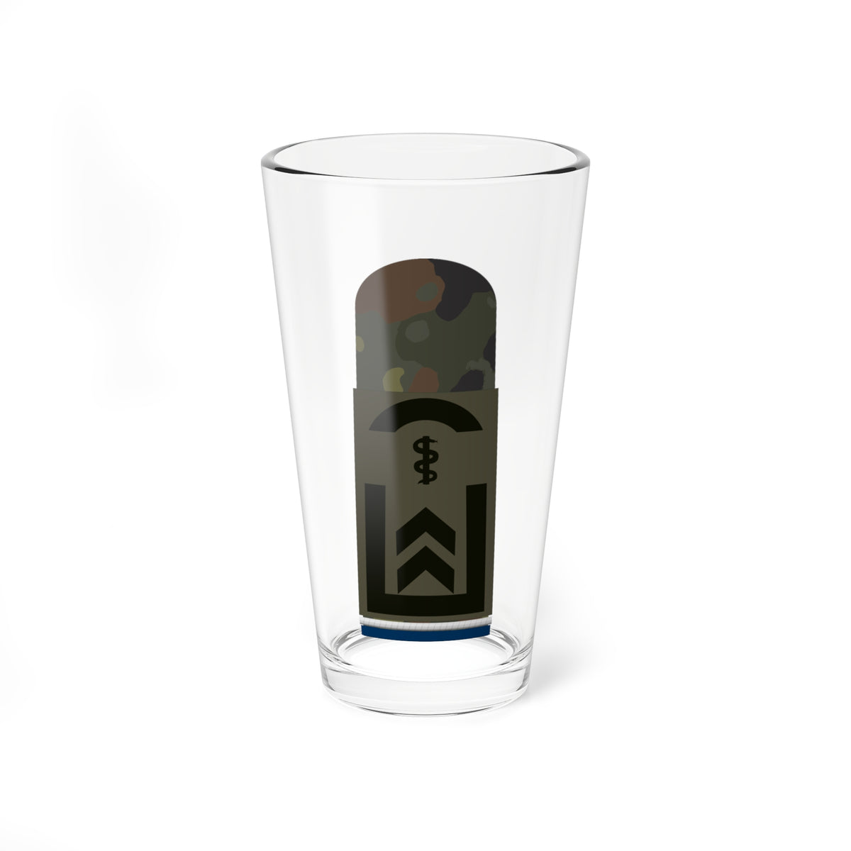 HA OS5 32 Oberfeldwebel SanOA San HM R (Military Rank) Pint Glass 16oz