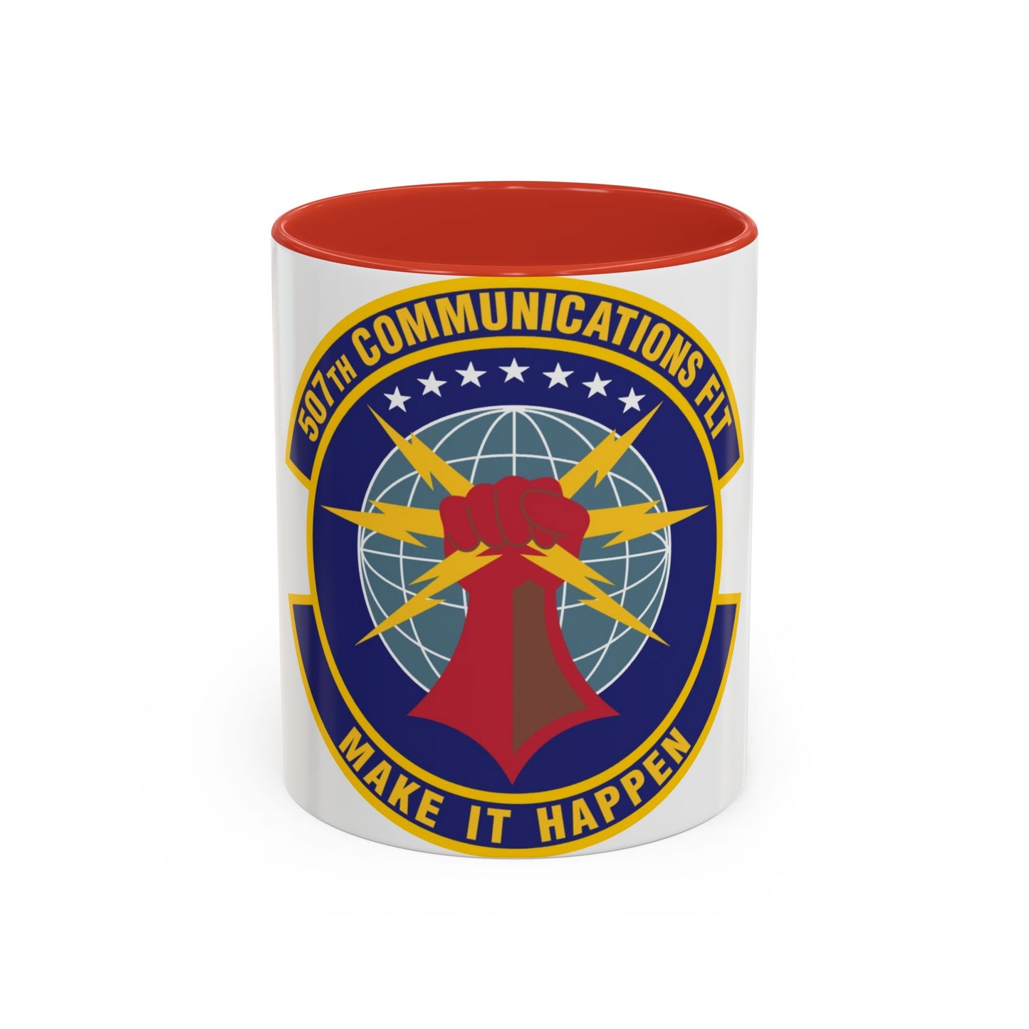 507th Communications Flight (U.S. Air Force) Accent Coffee Mug