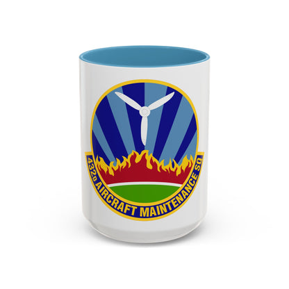 432d Aircraft Maintenance Squadron (U.S. Air Force) Accent Coffee Mug