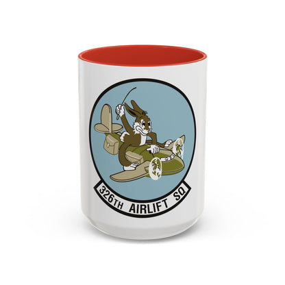 326th Airlift Squadron (U.S. Air Force) Accent Coffee Mug